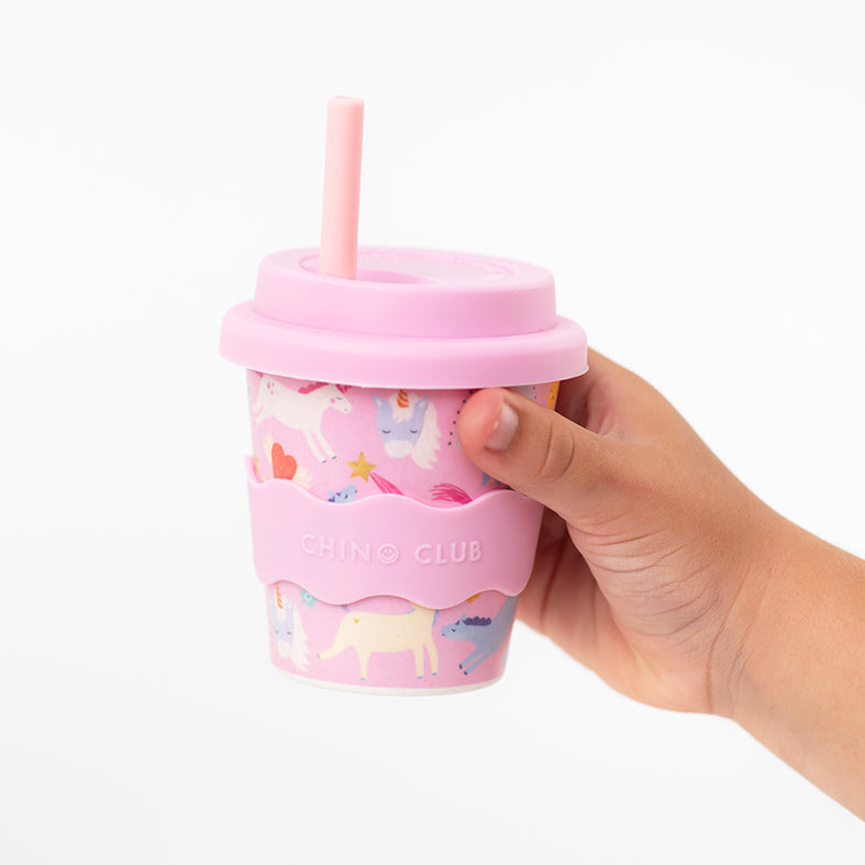 Chino Club Pink Unicorn Babychino Cup 4oz
