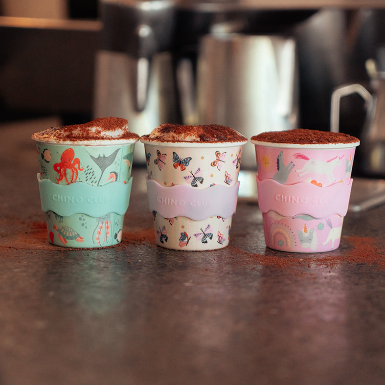 Chino Club Pink Unicorn Babychino Cup 4oz