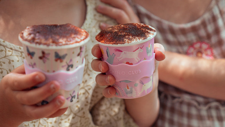 Chino Club Pink Unicorn Babychino Cup 4oz