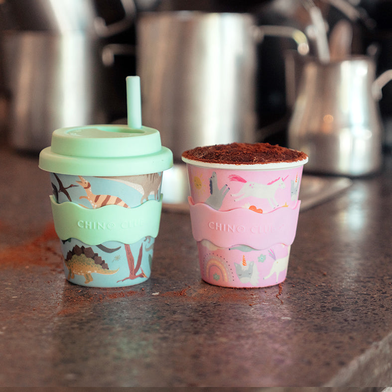 Chino Club Pink Unicorn Babychino Cup 4oz