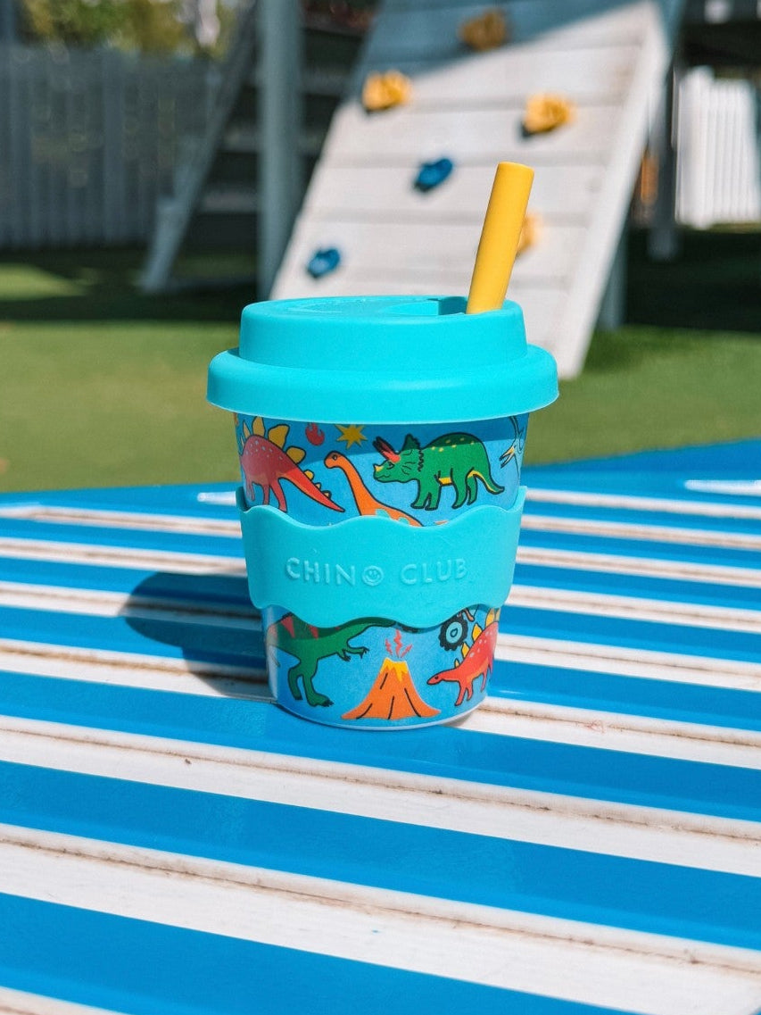Chino Club Dino Monster Trucks Babychino Cup 4oz