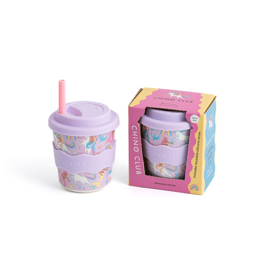 Chino Club Mermaid Unicorn Kids Keep Cup 8oz